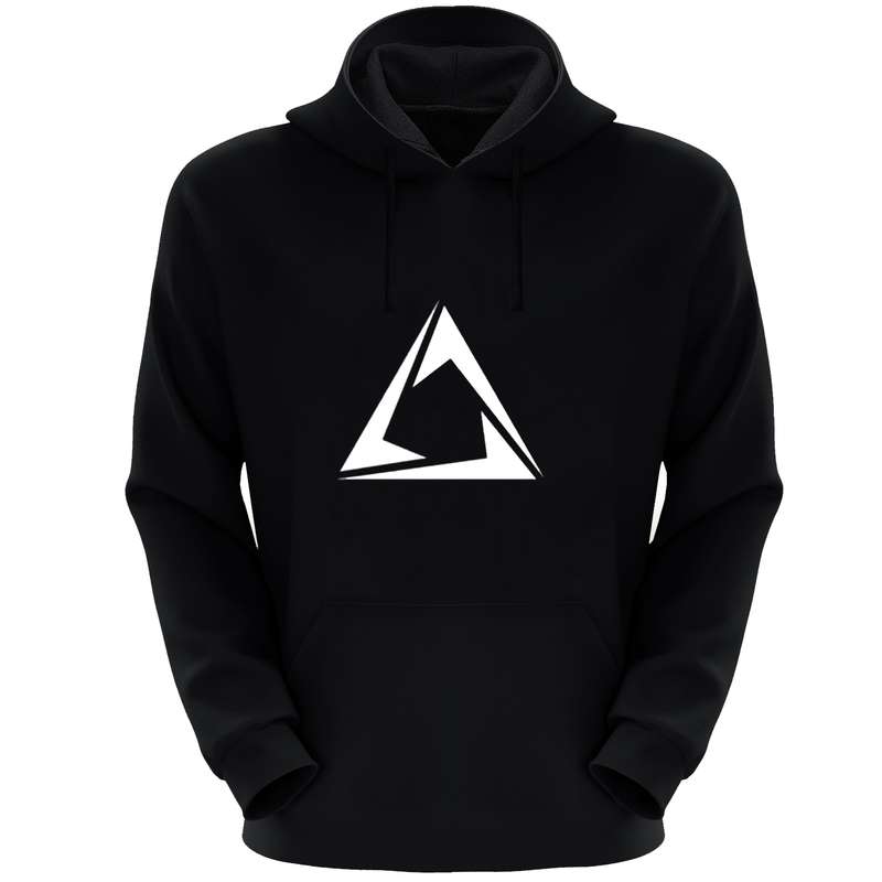 هودی مردانه مدل مثلث S91 رنگ مشکی