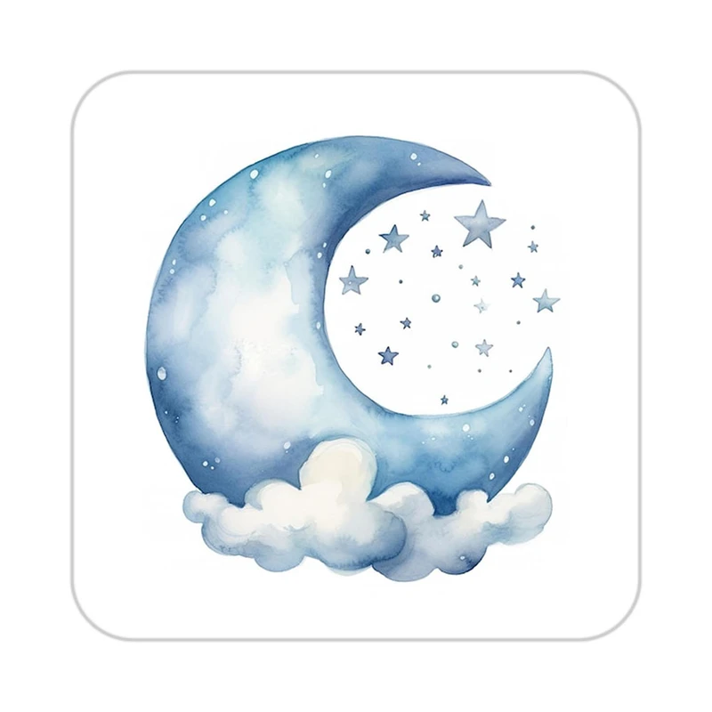 زیر لیوانی کاکتی طرح ماه و ستاره مدل mp52977