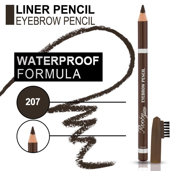 مداد ابرو روبی سیما مدل برس دار  شماره 207