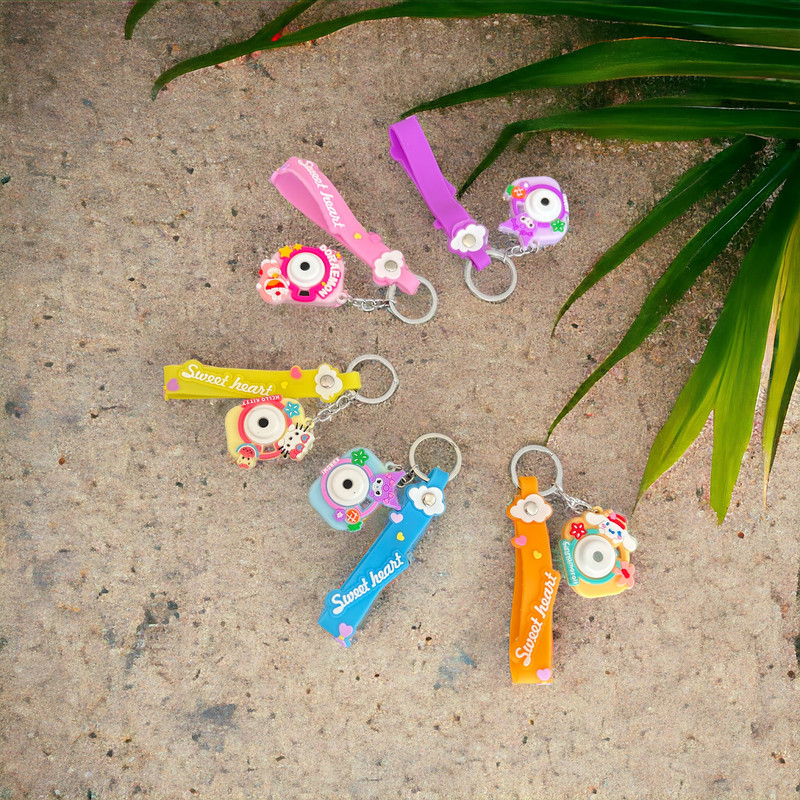 جاکلیدی دخترانه مدل دوربین عکاسی