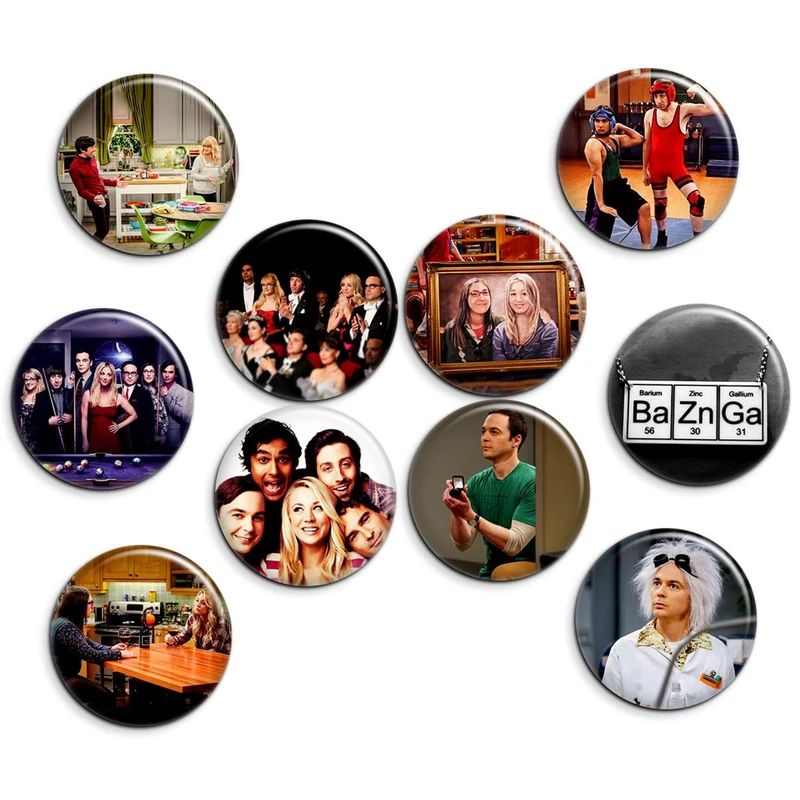 پیکسل پرمانه طرح big bang theory کد pmg.5285 مجموعه 10 عددی