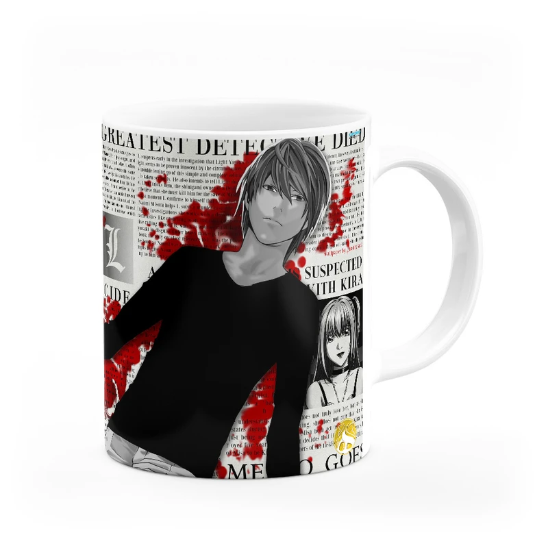 ماگ هومرو طرح انیمه دفتر مرگ Death Note مدل MG1482