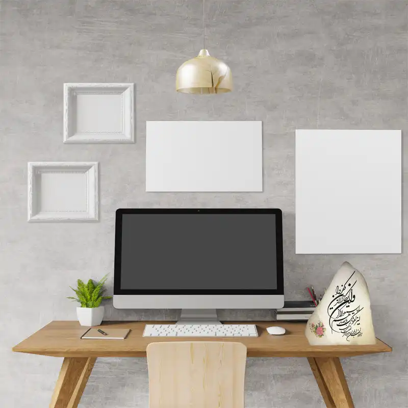 آباژور سنگ نمک طرح صخره کد 9