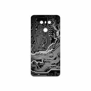 MAHOOT Black Printed Circuit Board Cover Sticker for LG G6
