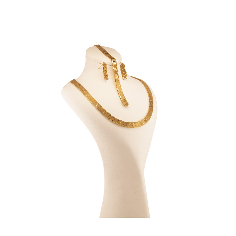 نیم ست طلا 18 عیار زنانه رستا گالری مدل DL55644