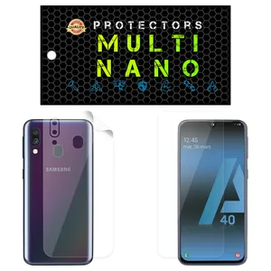 Multi Nano X-SFT Screen Protector For Samsung Galaxy A40 with back skin