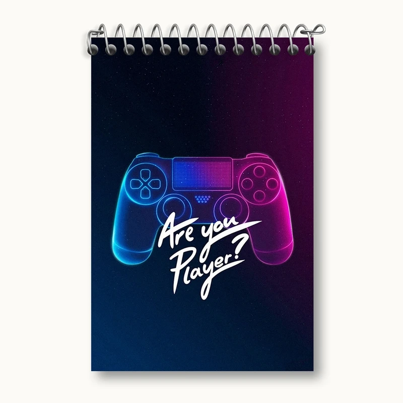 دفتر یادداشت 50 برگ خندالو مدل Game کد F2402