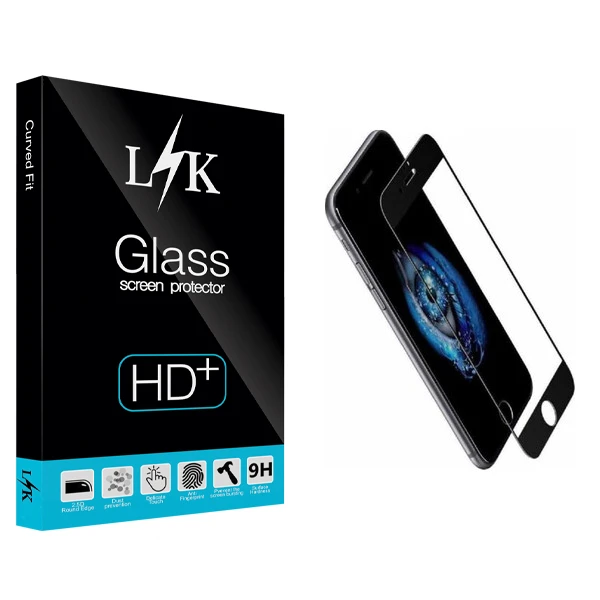 محافظ صفحه نمایش ال کی مدل Hard glass مناسب برای آیفون 6 /6S پلاس