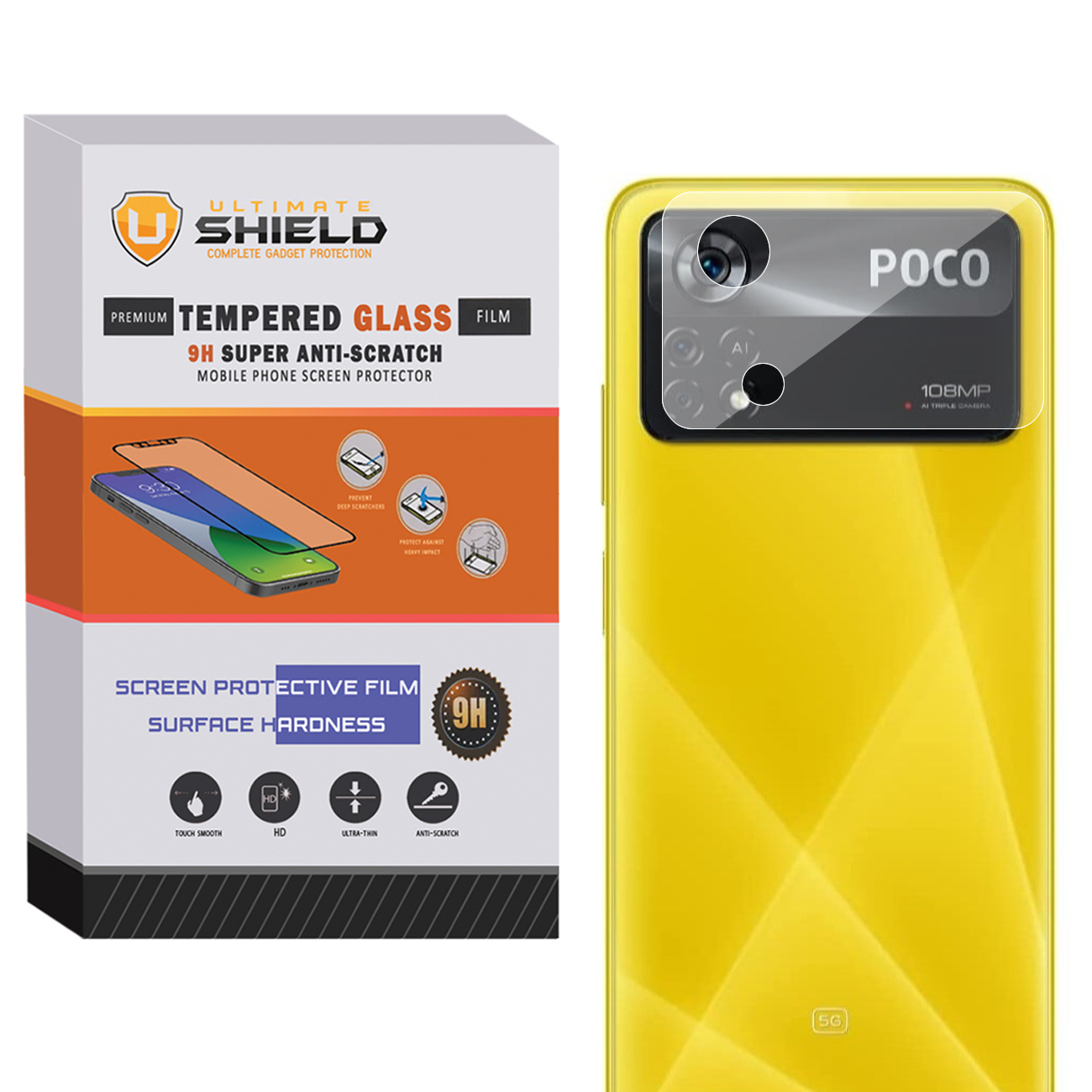 محافظ لنز دوربین آلتیمیت شیلد مدل SH-ULT مناسب برای گوشی موبایل شیائومی POCO X4 Pro 5G