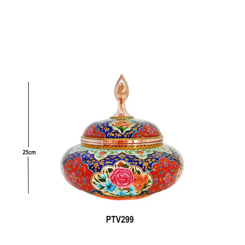 شکلات خوری مسی آقاجانی مدل تشعیر کد PTV299