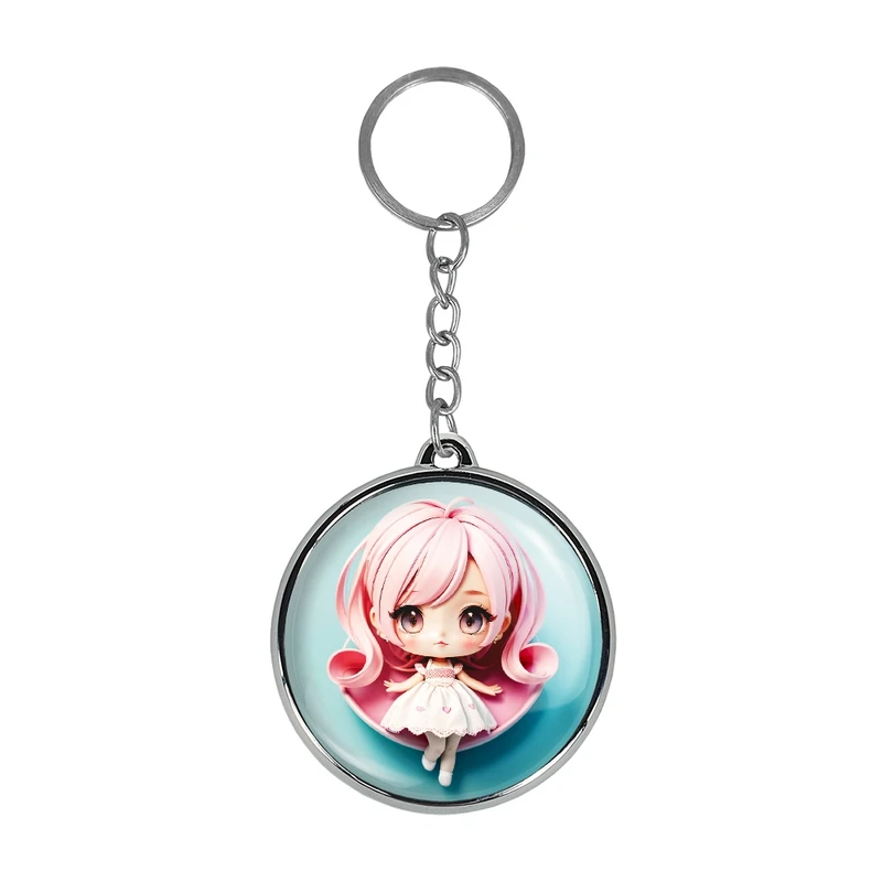 جاکلیدی خندالو طرح دخترانه (Girlish) مدل دوطرفه کد 3686536866