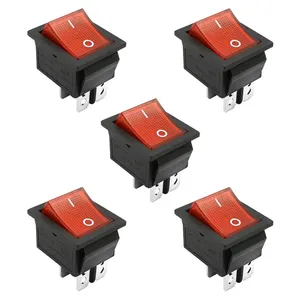 کلید  راکر تک پل مدل KCD4 بسته 5 عددی