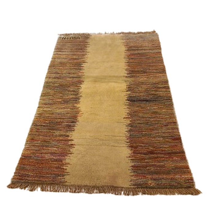 گبه فرش دستباف یک ونیم متری مدل بافت قشقای شیراز کد NKP.Z.N/38