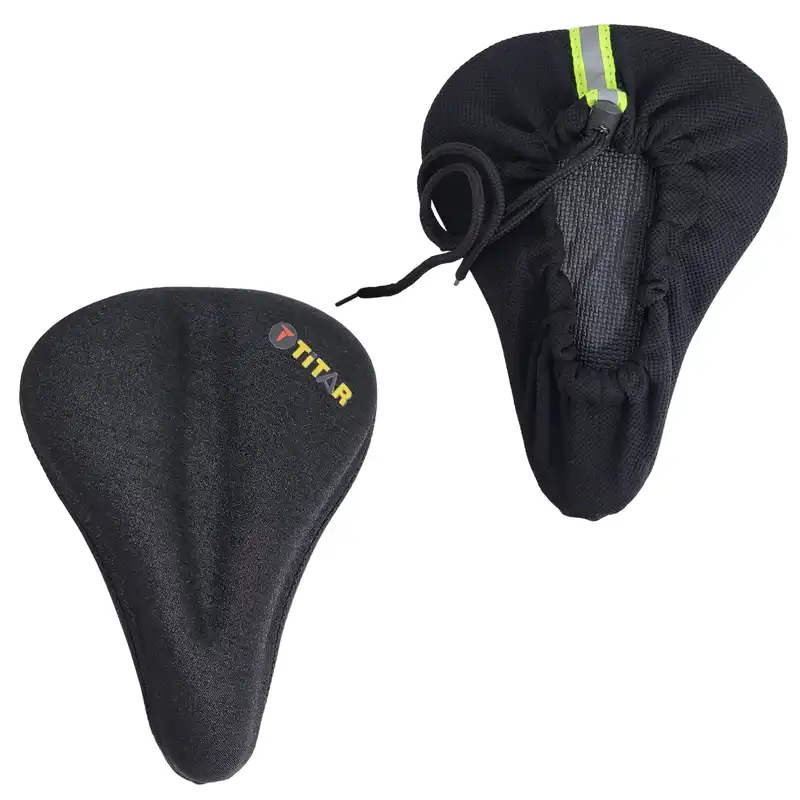 روکش زین دوچرخه مدل نیمه پهن ژله ای