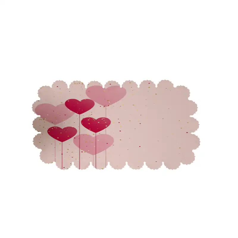 رومیزی طرح قلب کد 8192R