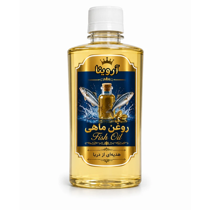 روغن ماهی آروینا مدل FIO حجم ۱۲۰ میلی لیتر