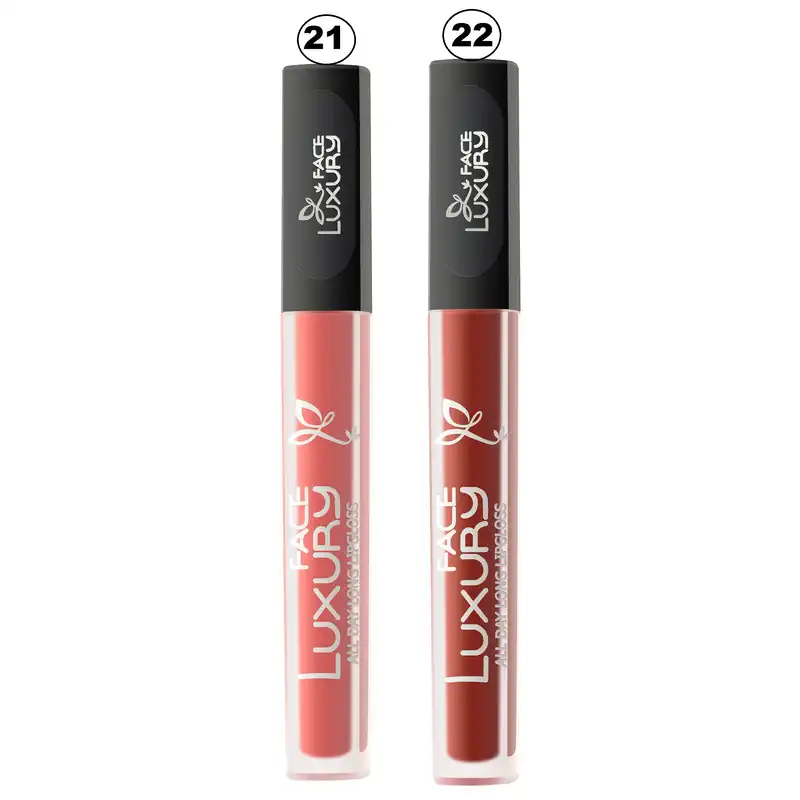 رژ لب مایع لاکچری فیس مدل 21-22 بسته 2 عددی