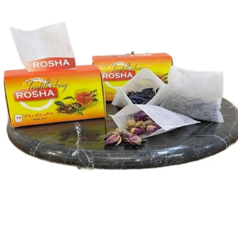 عکس شماره 2 : فیلتر چای مدل روشا 8 بسته 70 عددی