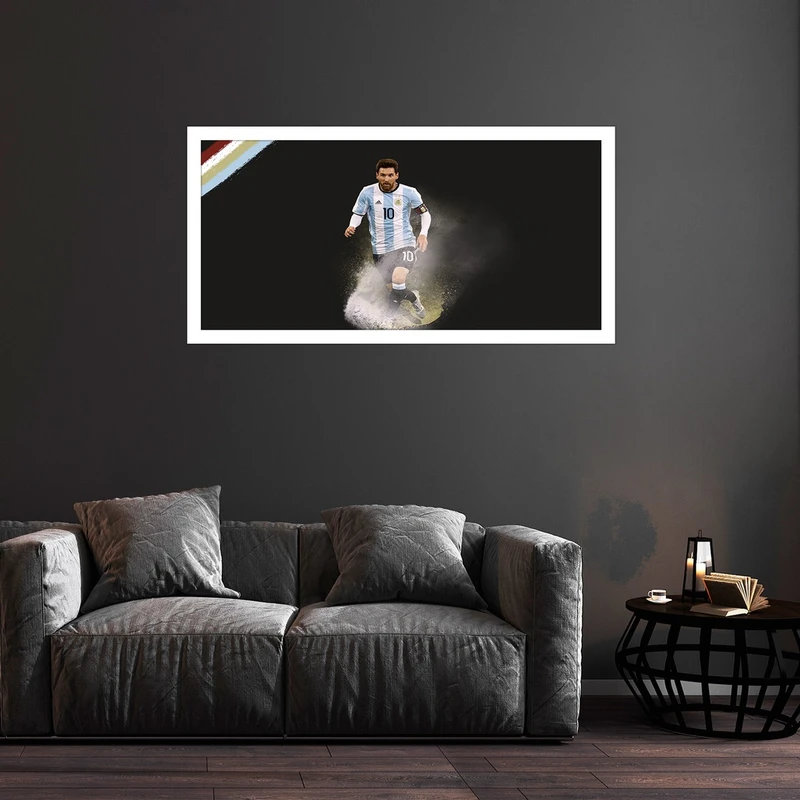 تابلو بکلیت طرح بازیکن فوتبال لیونل مسی مدل W-S4699