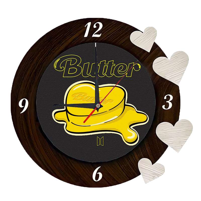 ساعت دیواری مدل BTS Butter 002