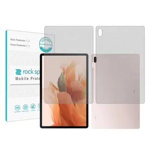 Rockspace model HyMTT screen protector suitable for Samsung Galaxy Tab S7 FE tablet along with tablet back protector