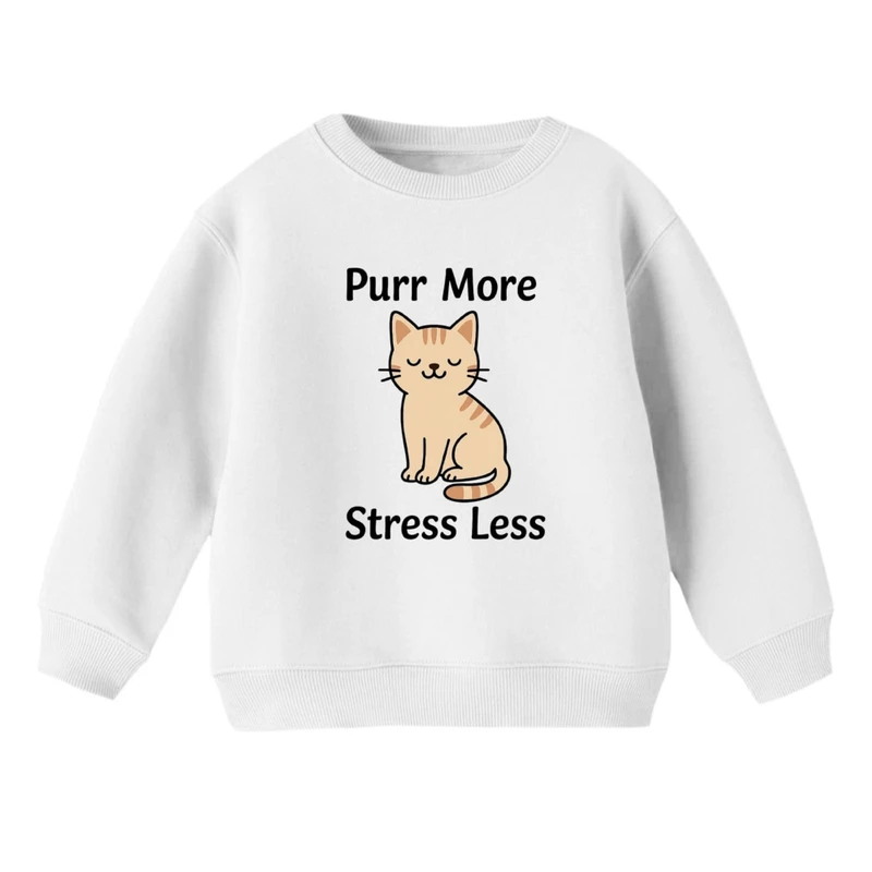 سویشرت بچگانه مدل گربه ریلکس