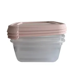 ظرف نگهدارنده انگلیش هوم مدل basic pink بسته سه عددی