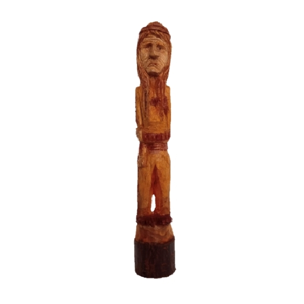 مجسمه چوبی طرح سرخپوست کد 022