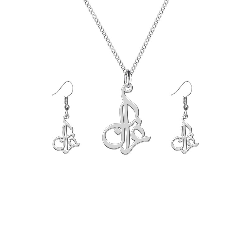 نیم ست نقره زنانه ترمه 1 طرح غزال کد L500 نیم ست نقره زنانه ترمه 1 طرح غزال کد L500