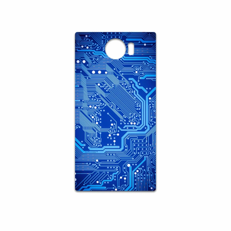 برچسب پوششی ماهوت مدل Blue Printed Circuit Board مناسب برای گوشی موبایل بلک بری Priv
