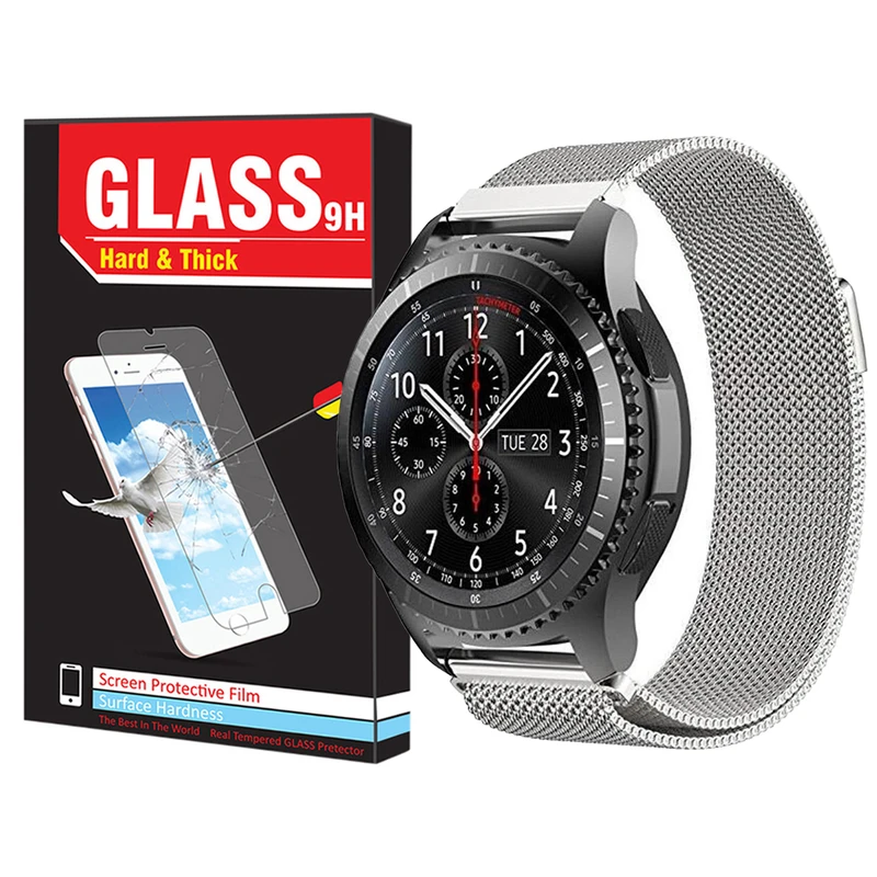 بند هارد اند تیک مدل Milanese مناسب برای ساعت هوشمند سامسونگ Galaxy Watch Active 1 / Active 2 40mm / Active 2 44mm / Watch 3 41mm