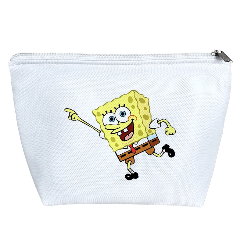 کیف لوازم آرایش دخترانه خندالو مدل باب اسفنجی کد 756