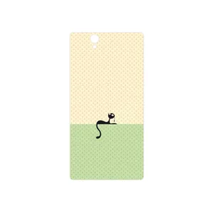 MAHOOT Minimal Internet Cat Icon Cover Sticker for Sony Xperia Z