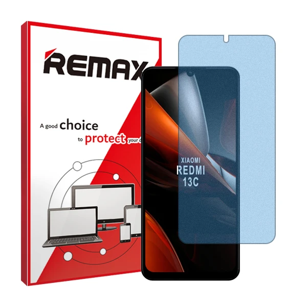 محافظ صفحه نمایش مات ضداشعه آبی ریمکس مدل Resistant مناسب برای گوشی موبایل شیائومی Redmi 13C 5G