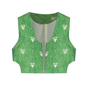 وست زنانه مدل کرپ آینه کاری کد AK1287