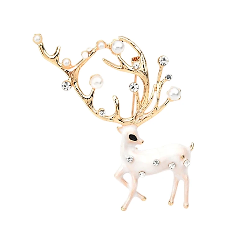 گل سینه زنانه مدل گوزن شاخ دار