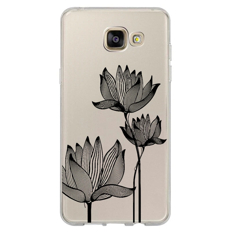 کاور مگافون طرح گل مدل C47-B مناسب برای گوشی موبایل سامسونگ Galaxy A7 2016 / A710