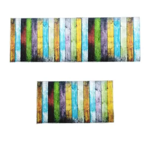 پادری آشپزخانه طرح رنگی کد 01 مجموعه دو عددی 