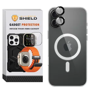 Ultimate Shield Magsafe CLR Ring Cover Suitable for Apple iPhone 16 Mobile Phone with lens protector