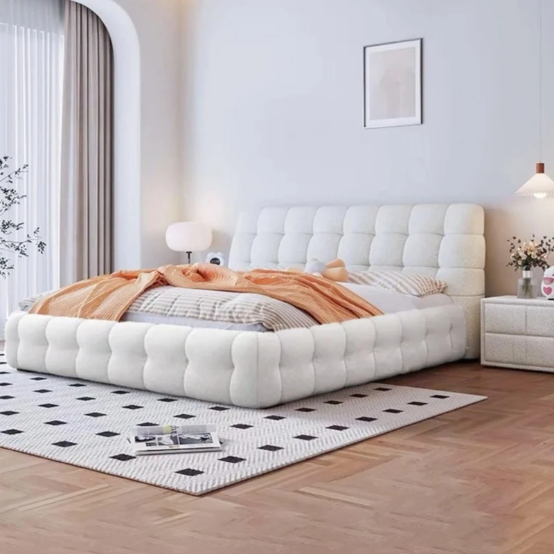 تخت خواب دونفره تدی مدل سپید سایز 160×200 سانتی‌متر