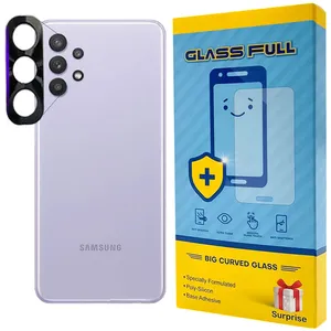 محافظ لنز دوربین گلس فول مدل STF مناسب برای گوشی موبایل سامسونگ Galaxy A32 5G