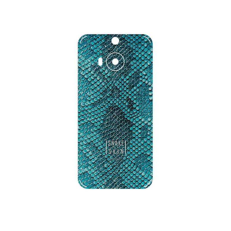 برچسب پوششی ماهوت مدل Blue Snake Skin مناسب برای گوشی موبایل اچ تی سی One M9 Plus