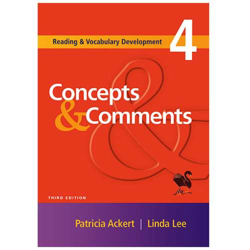 کتاب concept and comment اثر Patricia Ackert and Linda Lee انتشارات شیلر