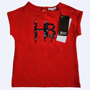 تی شرت آستین کوتاه دخترانه جی بی سی مدل JHD-876