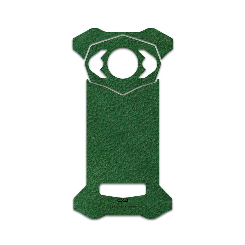 برچسب پوششی ماهوت مدل Green-Leather مناسب برای گوشی موبایل دوجی S98 Pro
