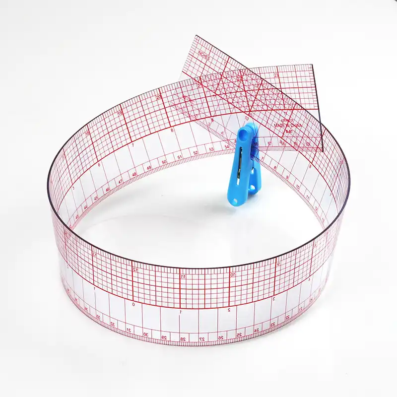 خط کش خیاطی مدل عمودی