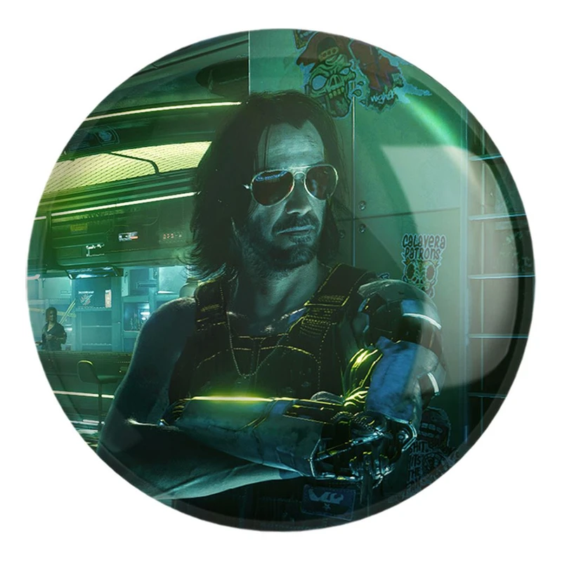 پیکسل خندالو طرح سایبر پانک Cyberpunk کد 30564 مدل بزرگ
