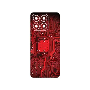 MAHOOT Red_Printed_Circuit_Board Cover Sticker for Honor X8a