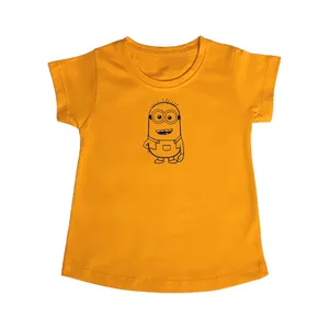 تی شرت آستین کوتاه دخترانه مدل مینیون کد Sr