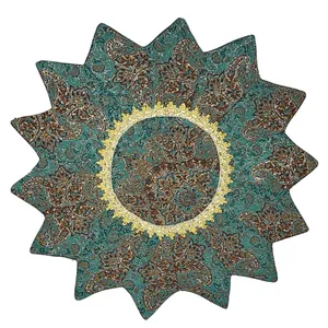 رومیزی ترمه مدل چهل تکه نسترن کد D63